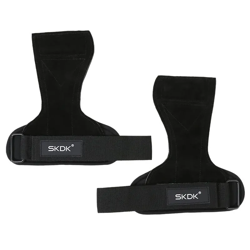 2Pcs Gym Gloves Fitness Hand Palm Protection Equipment Anti Slip Wear-resistant Wrist Wraps Hard Pull Weight Lifting Grip Pads — image 8