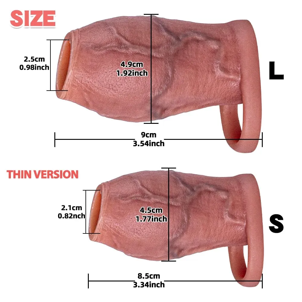 Man Dick Enlargement Semen Lock Ring For Men Delayed Ejaculation Soft Silicone Penis Sleeve Hollow Cock Ring Adult 18+ Sex Toy — image 6