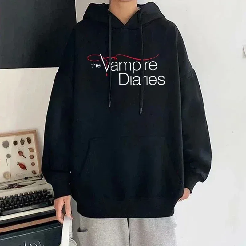 2026 New The Vampire Diaries Print Hoodie Women Men Casual Tops Autumn And Winter Sweatshirts Long Sleeve Harajuku Pullover — image 11