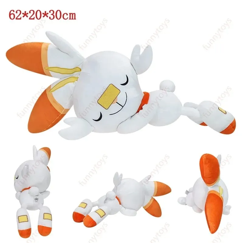 Pokémon Plush Sleeping Position Pillow Leafeon Espeon Sylveon Furret Cubone Scorbunny Bulbasaur Squirtle Soft Stuffed Cushion — image 12