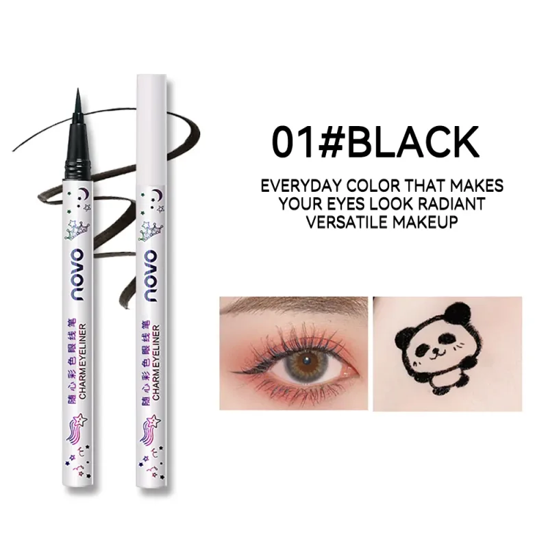 Colorful Eyeliner Multi Color Eyeliner Slim Pen Smoothly Outlines Creative Eye Makeup Eye Makeup — image 8