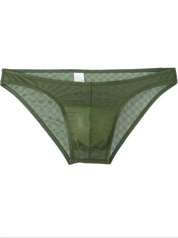 Men Briefs Underwear Men's Sexy Mesh Breathable Underpants Fashion Mens Briefs Bikini Underwear Shorts Male Panties K108 — image 11