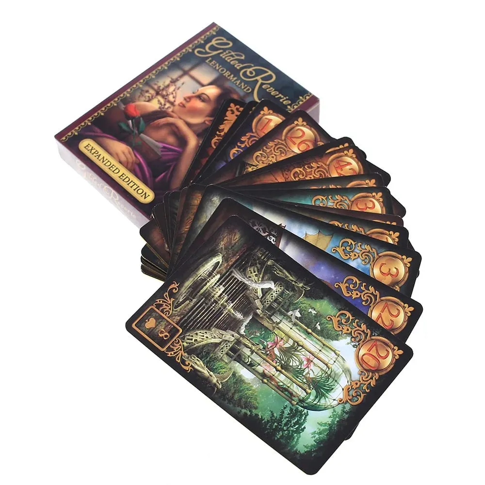 Reverie Lenormand Tarot Deck 47 Cards Fate Divination Tarot Card Board Game — image 3