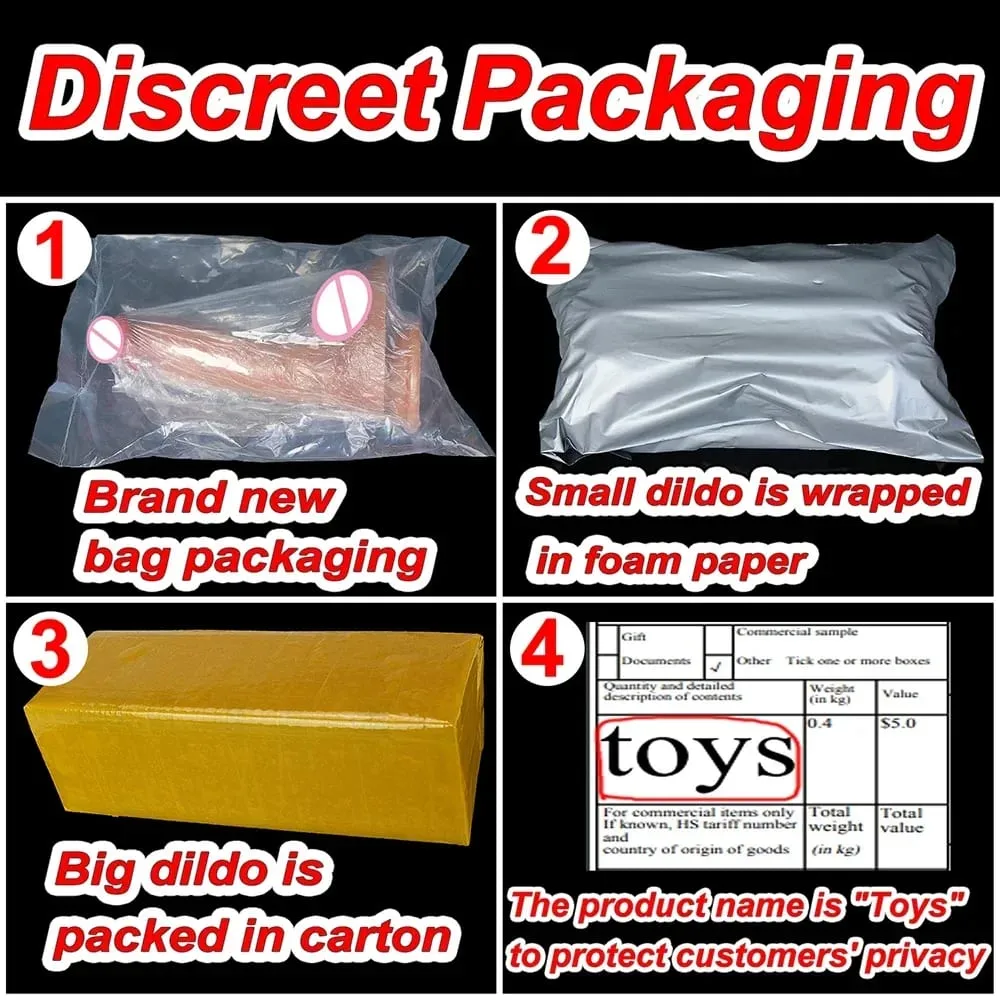 ผิวที่สมจริงนุ่มหนาDildoซิลิโคนคู่อวัยวะเพศชายขนาดเล็กผู้หญิงMan Anal Sex Toyดูดถ้วยDick Big Glans Masturbators Cock — image 6