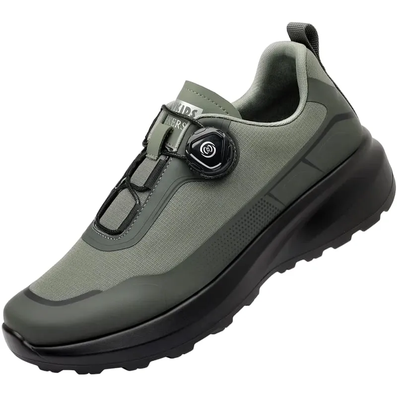 Camping Men's Running Sports Shoes with A Lightweight Comfortable and Versatile Knob Mouth Solid Color Mountaineering Sneakers — image 11