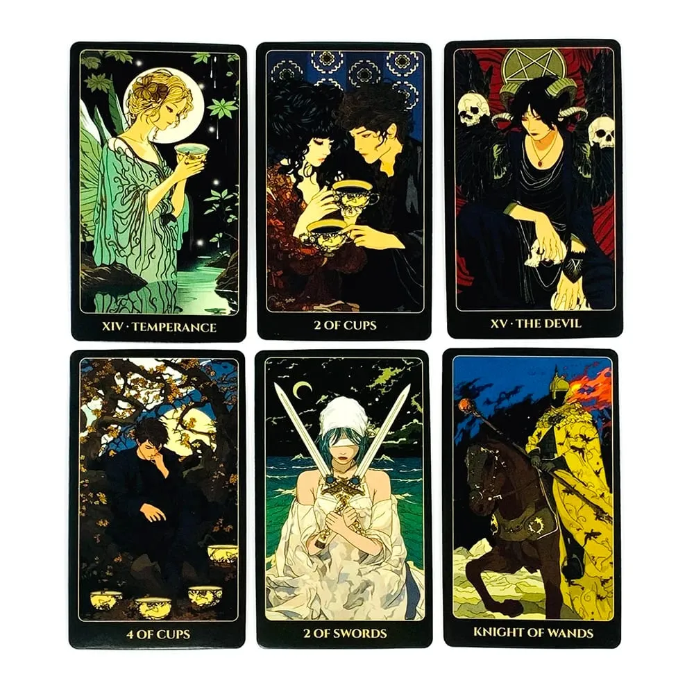 Ukiyo Tarot Cards 78 Card Fortune Telling Divination Tarot Cards Board Game Perfect for Cultural Exploration & Art Collection — image 4