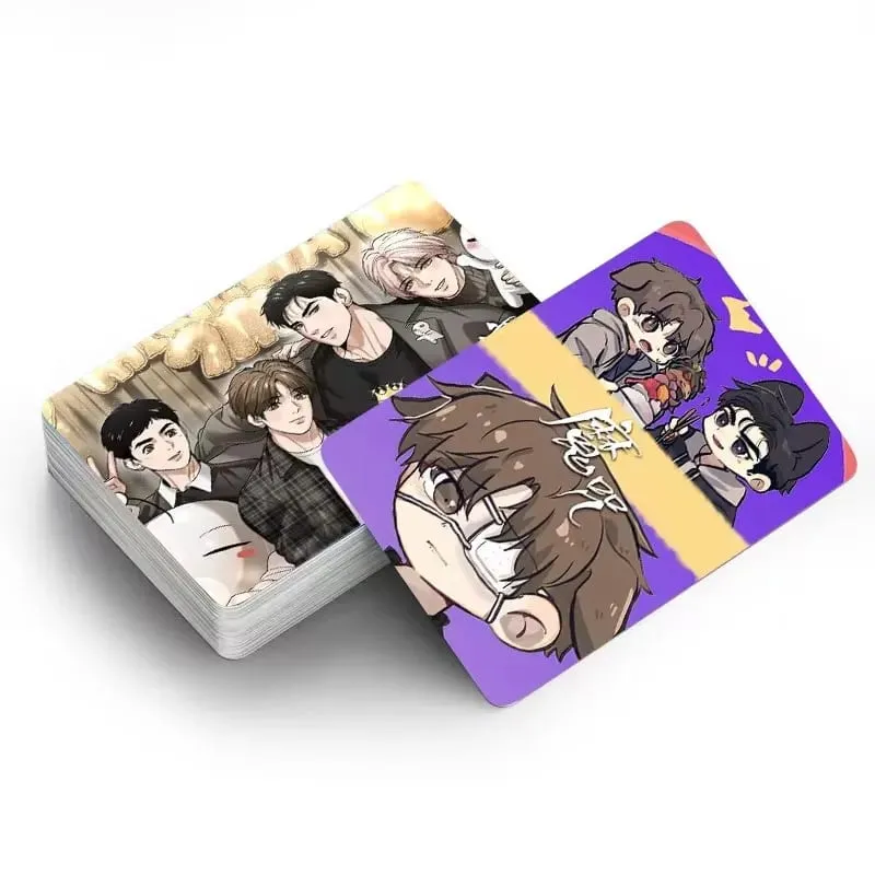 30 Pcs/Set Korean Manwha Laser Lomo Cards HD Photocards Comic Characters Cosplay Gift Set — image 3