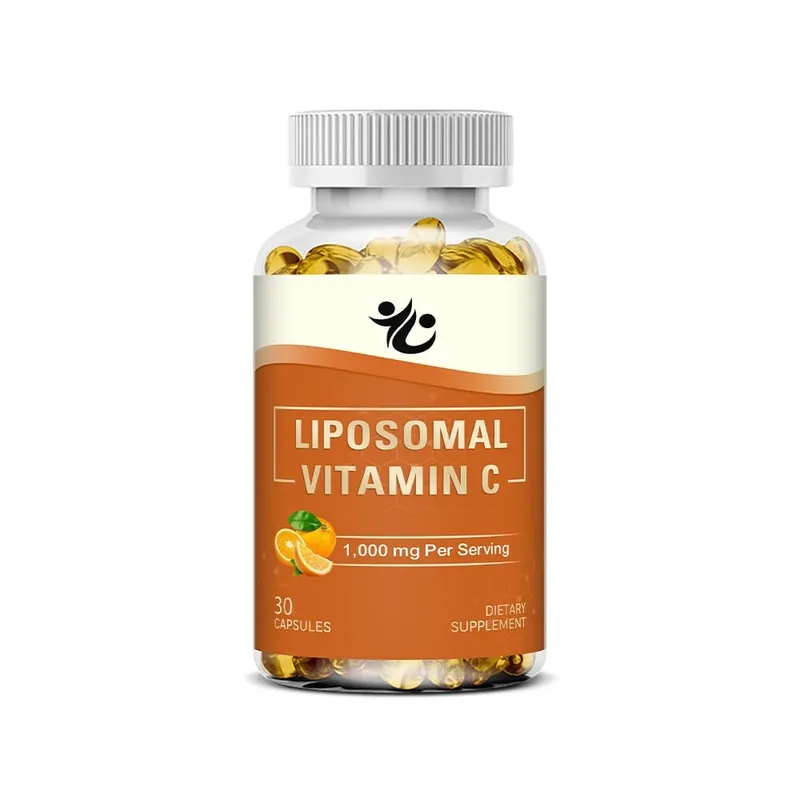 Capsules de vitamine C liposomale 1000 mg, soutien à la défense immunitaire, production de collagène, éclat de la peau, bien-être cognitif et circulatoire — image 9