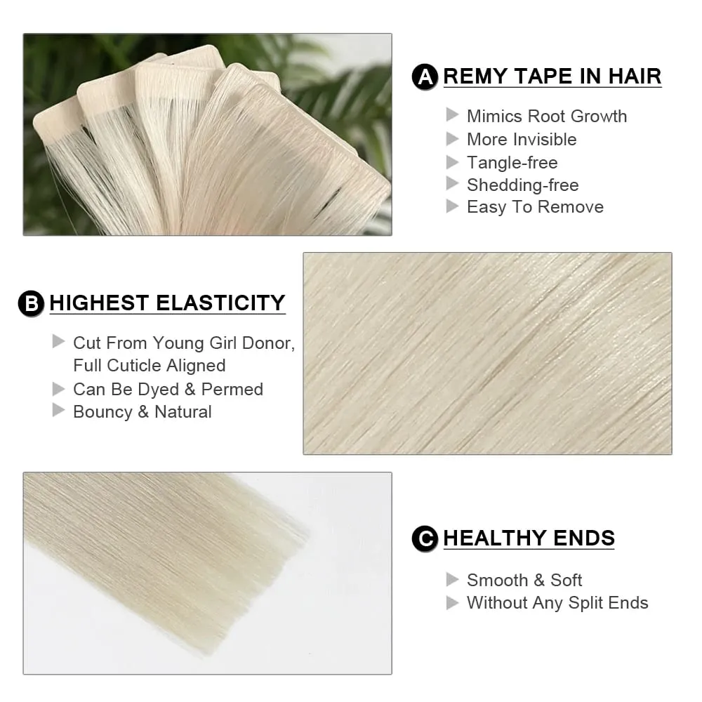 Hero Remy Hair Injection Tape in Hair Extension Real Remy Human Hair Seamless High Quality Injected Hair Extension Skin Weft 2g