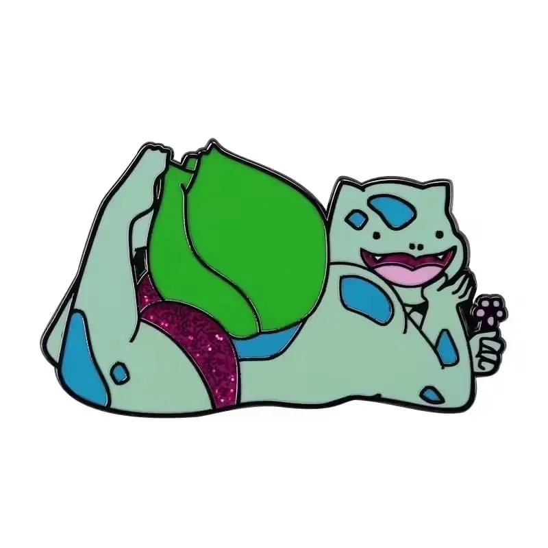 Pokemon Bulbasaur Enamel Pin for Backpacks Lapel Pins Brooch for Clothes Metal Badges Accessories Jewelry Friends Gifts — image 31