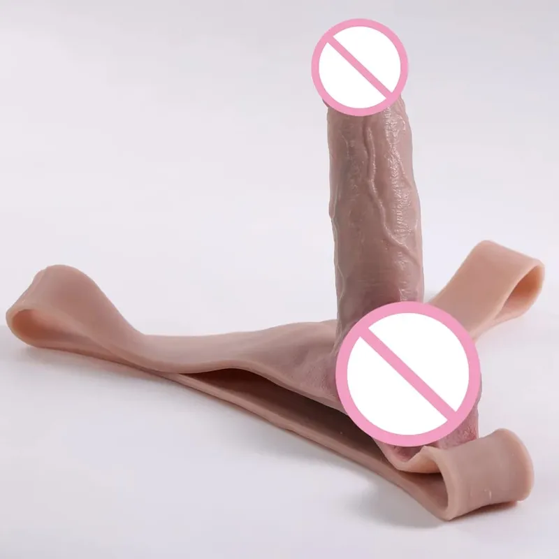 Wearable Realistic Dildo Pants for Women G-spot Penis Harness Belt Erotic Dildos Strap on Panties Adult Sex Toys for Lesbian