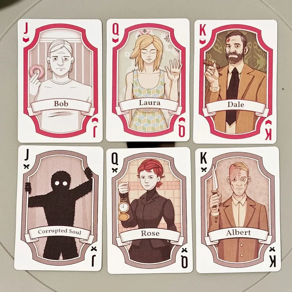 Cartes à jouer Rusty Lake-54 pièces cartes de poker mettant en vedette M. Crow M. Owl & Cube Escape personnages 9*6 cm sur papier cartonné en relief — image 5