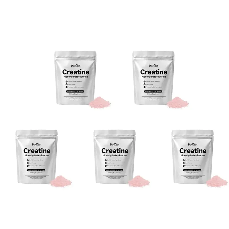 Docteat Creatine Monohydrate Powder with Taurine Muscle Performance & Energy Support for High-Intensity Capacity 30 Servings — image 11