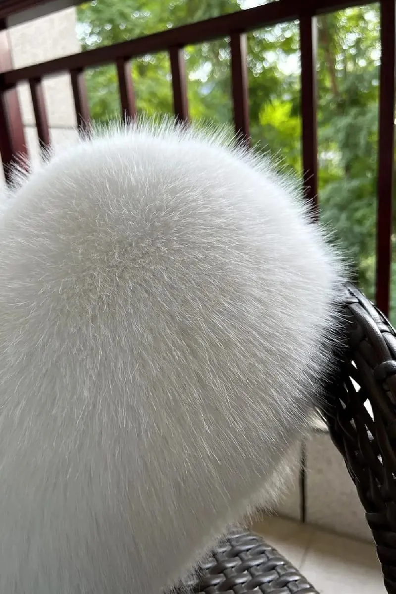 New Fur Heart Pillow Pink Color PP Cotton Heart Plush Pillow Fluffy Love Heart Shaped Stuffed Pillow for Birthday — image 8