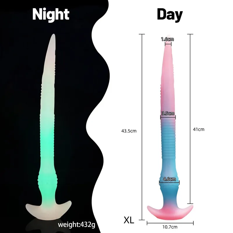 Mjuk flytande silikon Långa tentakler Analpluggar Lämpliga för alla spelare som en vuxen sexleksak Vaginal och anal stimulerande enhet