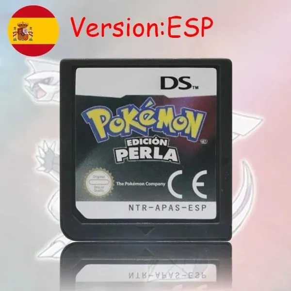 Pokemon Series DS ตลับเกม Diamond Platinum Pearl HeartGold SoulSilver สีดำสีขาวหลายภาษาสำหรับ NDS/2DS — image 17