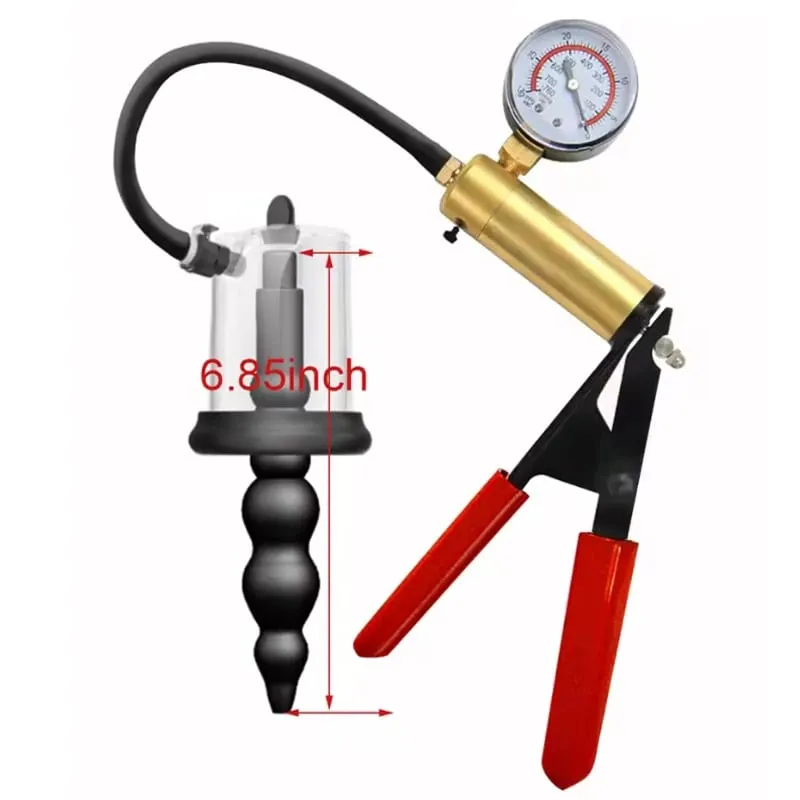 Anal Plug Vacuum Pump Prostate Stimulator Sex Toys for Men Women Adult Powerful Suction Manual Anus Dilator Butt Plug Set — image 2