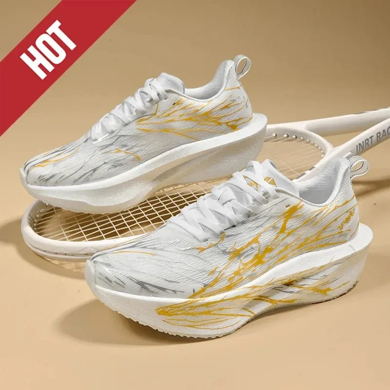 2026 Men Women Marathon Running Shoes Air Cushion Breathable Lightweight Athletic Jogging Gym Racing Sports Sneakers Tennis