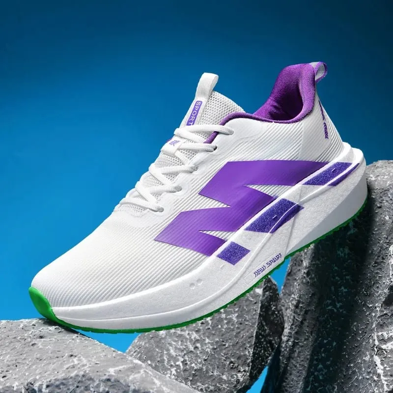 Fashion Men Women Outdoor Running Shoes Marathon Carbon Board Lightweight Comfort Casual Sneakers Breathable Mesh Sports Shoes — image 10