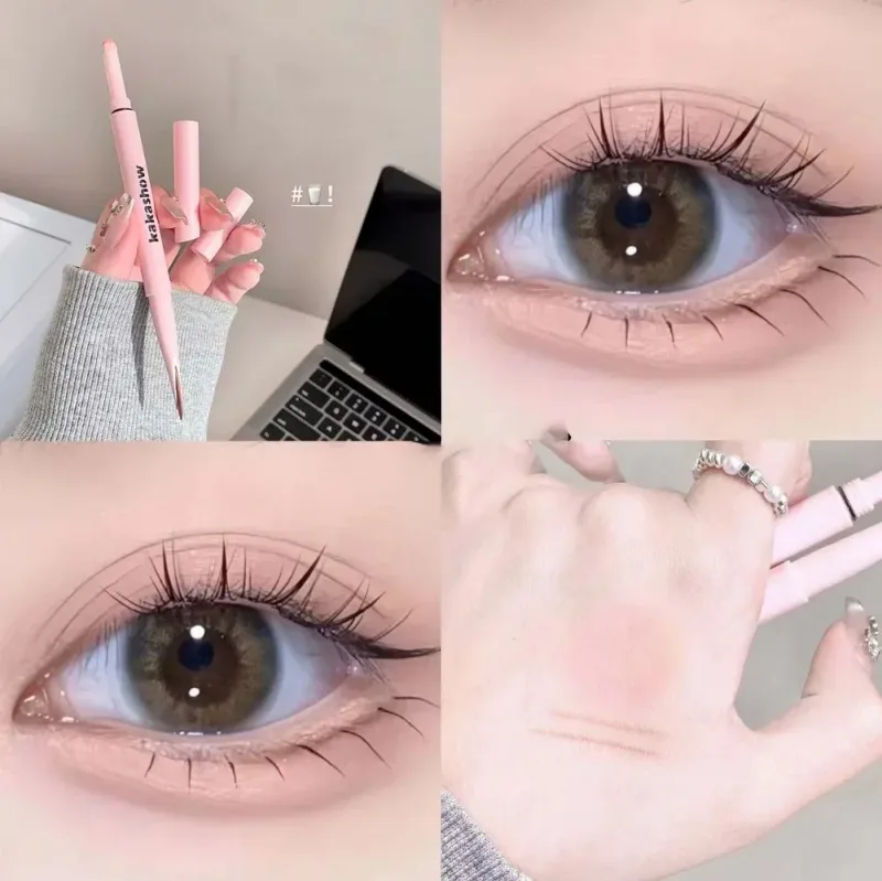 Dual End Glitter Matte Aegyosal Pen Brightening Highlight & Shadow Stick Eye Makeup Lying Silkworm Eyeliner Gel Pencil 애교살 펜
