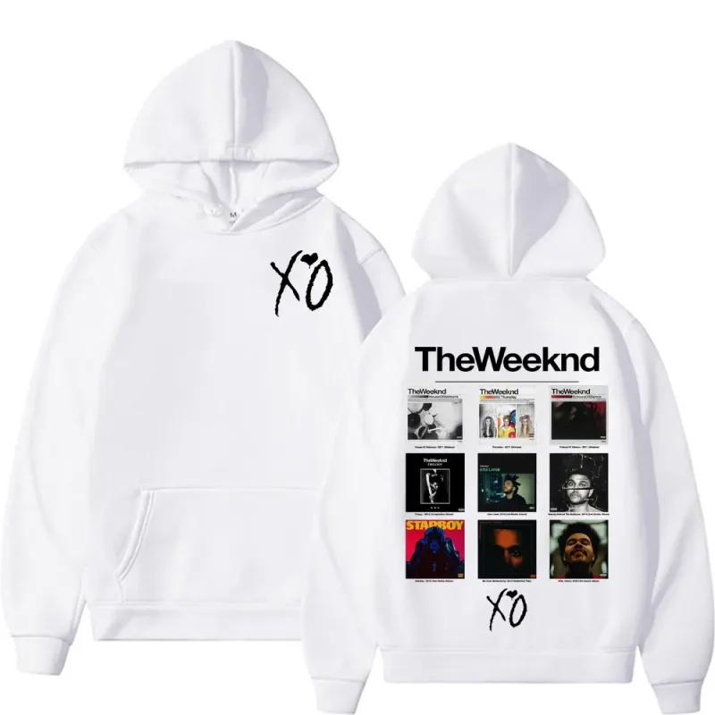 Rapper The Weeknd Album Cover Graphic Hoodies Men Women Fashion Hip Hop Pop Music Sweatshirt Bodywarmer Comfort Hoodie Pullovers — image 8