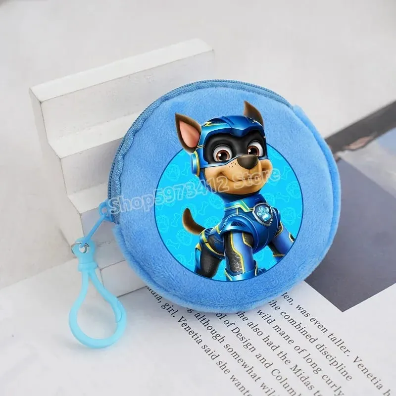 Paw Patrols Round Wallet Cute Keychain Bag Printing Coin Zipper Purse Anime Small Change Bags Convenient Mini Storage Pouch Gift — image 32