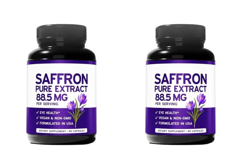 Saffron Extract Capsules 90 Count for Mood Energy and Eye Health Support Vegan Non GMO Gluten Free Dietary Supplement — image 5
