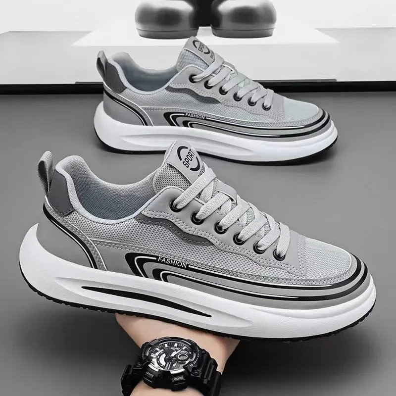 Mens Casual Sport Shoes Loafers Summer Breathable Mesh Tennis Sneakers Outdoor Non‑Slip Lightweight Running Shoes — image 3