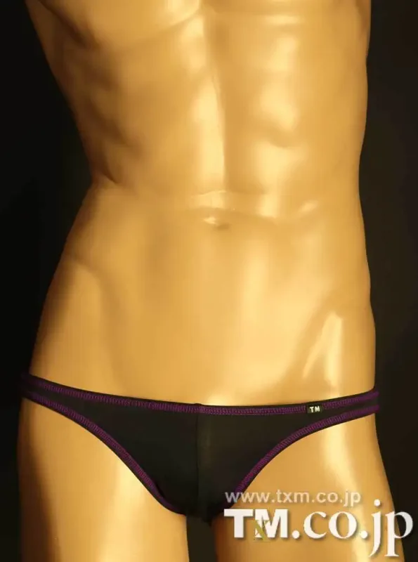 Sexy Male Big Pouch Briefs Contrast Color Binding Edge Low Waist Silky Smooth Candy‑colored Men Daily Intimate Underwear Panties — image 2