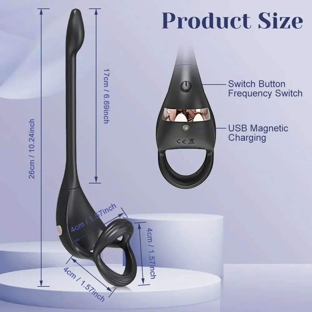 Plug anal avec contrôle par application, anneau pénien, masseur de prostate vibrant pour hommes débutants, vibrateur anal, plug anal pour jouet sexuel gay pour hommes de 18 ans et plus — image 4