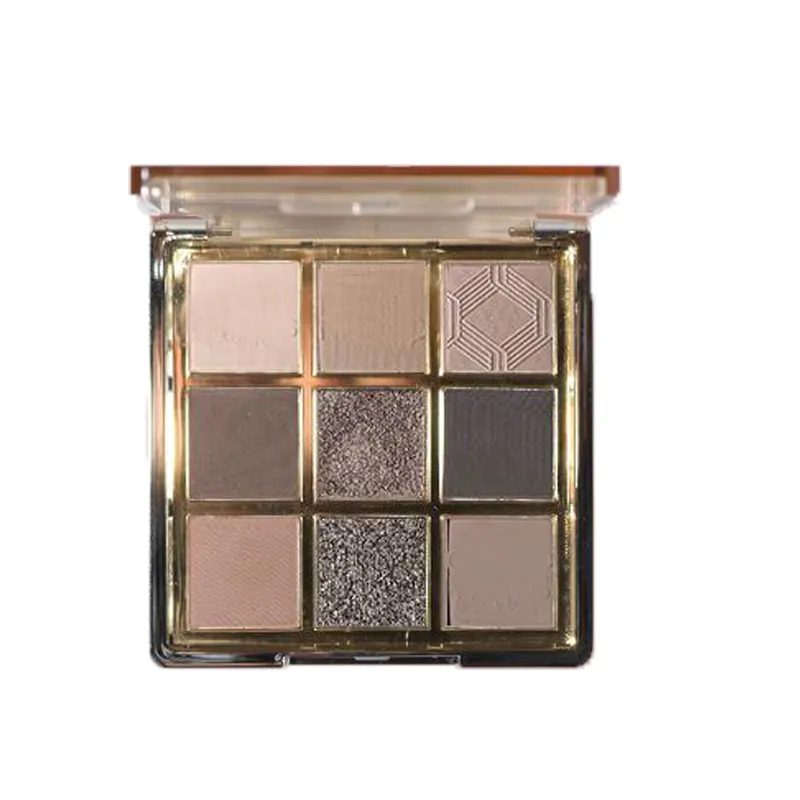 9 Colors Eyeshadow Palette Earth-toned Pearl Matte Shimmer Eye Shadow Shiny Sequins Eye Contouring Pigments Metallic Eyes Makeup — image 5