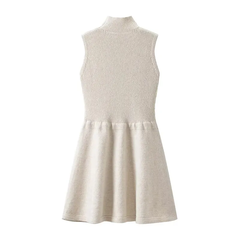 Autumn Women's New Dress 2026 Fashion Slim Knit Mini Short Dress Autumn Chic Comfortable Warm Street Dresses — image 4