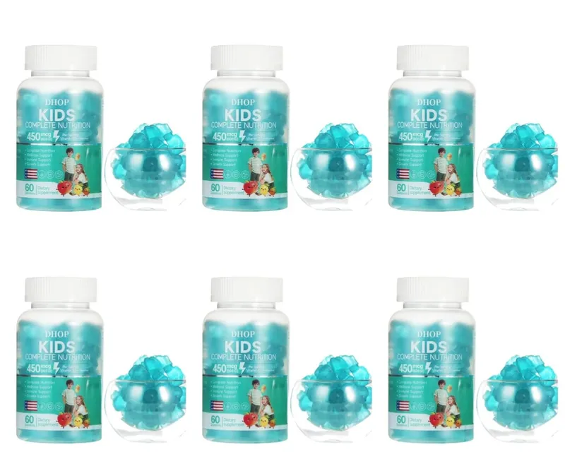 Kids Multivitamin Gummies Vitamin D3 C Zinc B Vitamins Immune Support Daily Wellness Nutrition Fruit Flavor 60 Gummies — image 12