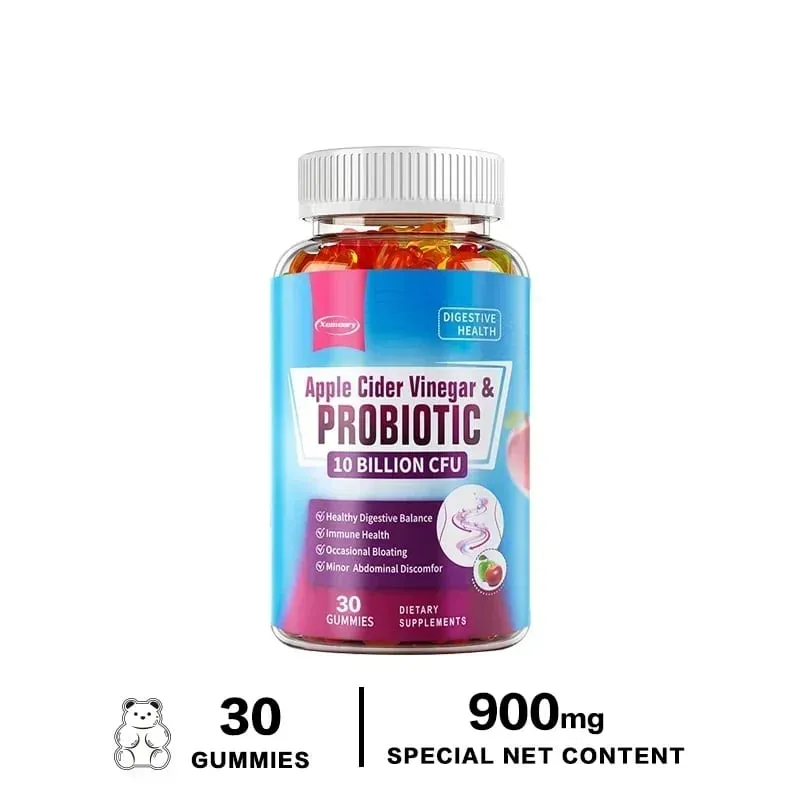 Probiotic Gummies - Contains Apple Cider Vinegar Which Aids Digestion Boosts Immunity and Relieves Constipation and Bloating — image 8