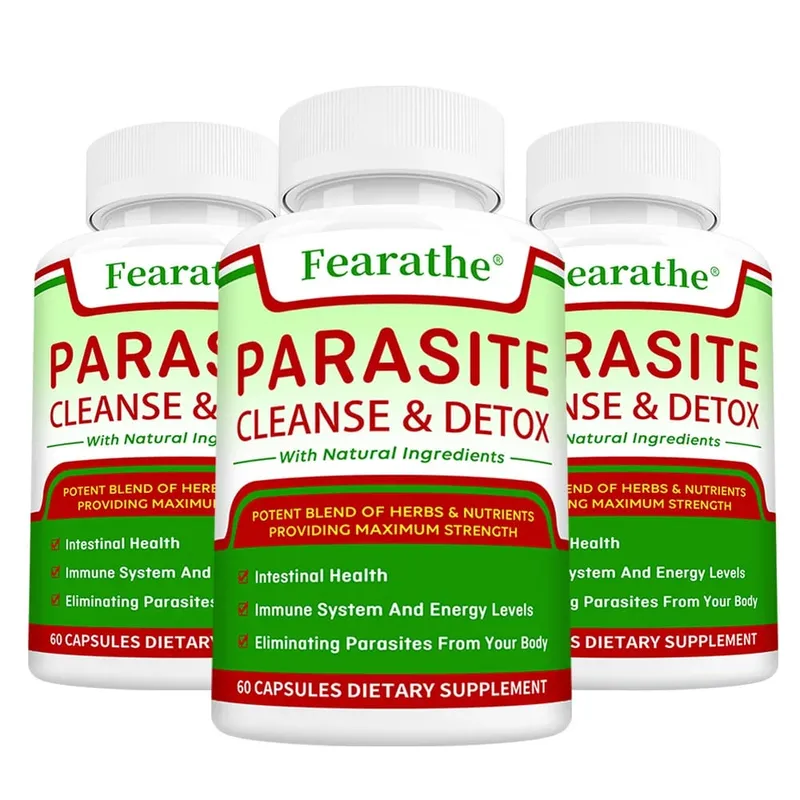 Parasite Cleanse & Detox Capsules - Promote Intestinal Cleansing and Detoxification Relieve Constipation Supplements — image 11