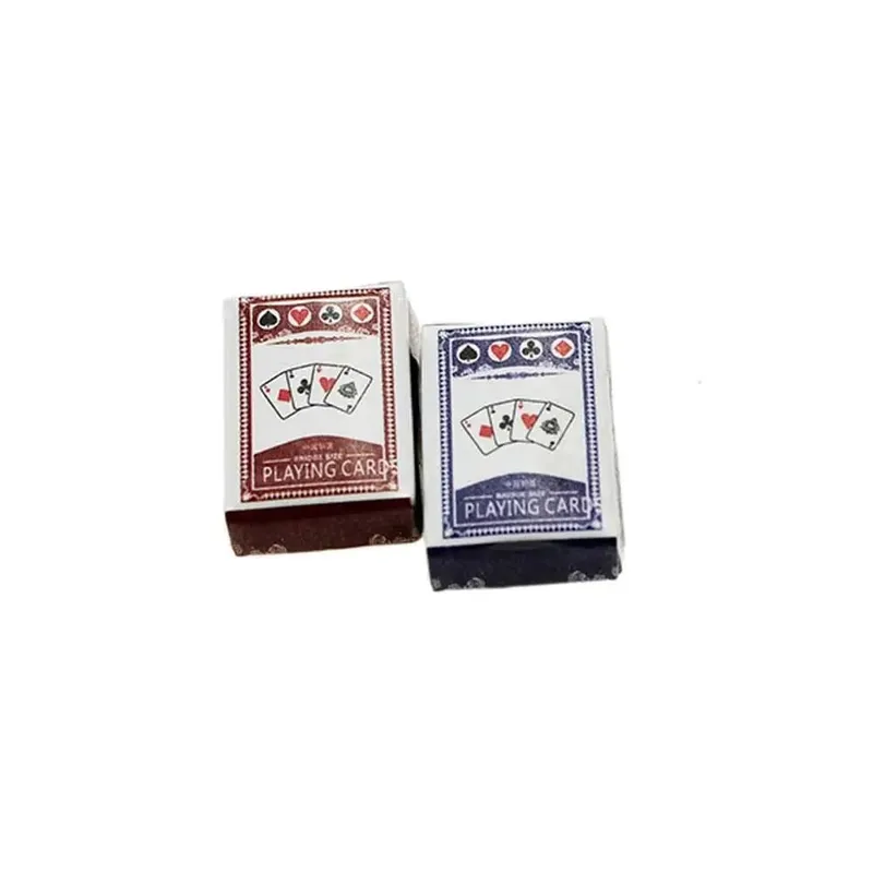 Forniture Decorazione domestica Mini carte da poker Carte da gioco in miniatura Giochi in miniatura Mini carte da gioco da poker — image 8