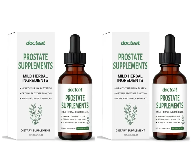 Docteat Prostate Support Liquid Drops Saw Palmetto Nettle Root Pumpkin Seed Extract Men's Daily Wellness 60ml 2 fl oz 30 Days — image 7