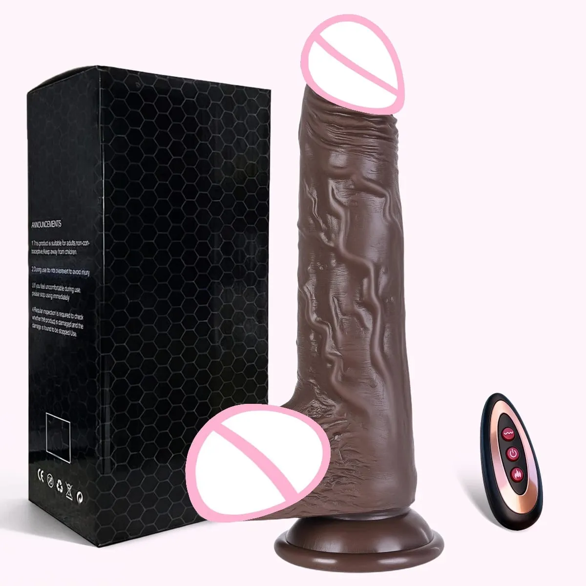 Dildo 1pc Adult Sex Toy Stimulates G-Spot Anal 22cm Thrust Dildo Vibrator 10 Vibration Mode and Suction Cup Suitable for Couples — image 1