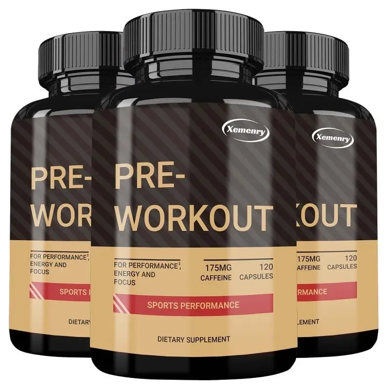 Pre-Workout Supplement - Promote Muscle Growth Increase Strength and Improve Exercise Recovery
