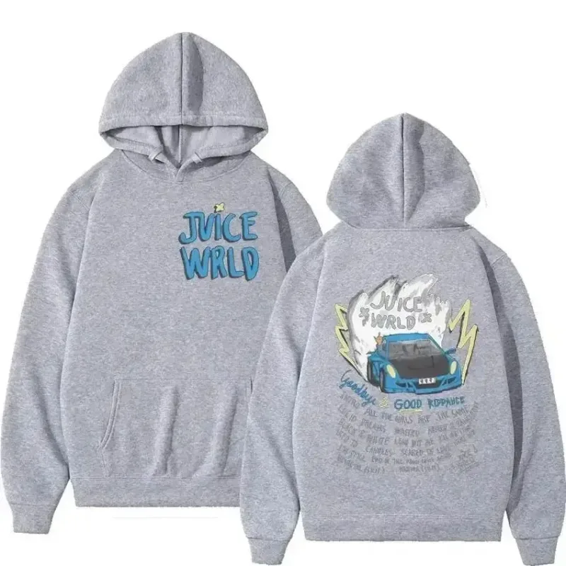 Juice WRLD Hoodies Men Women's Hooded Sweatshirts Fashion Hip Hop Casual Pullovers Autumn Boys Girls Black Streetwear Juicewrld — image 11
