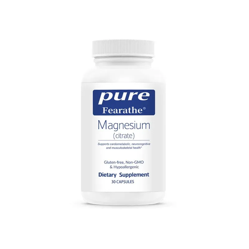 Magnesium Citrate Capsules Support Daily Muscle Nerve Bone Heart Sleep & Metabolic Wellness Assist Body Relaxation