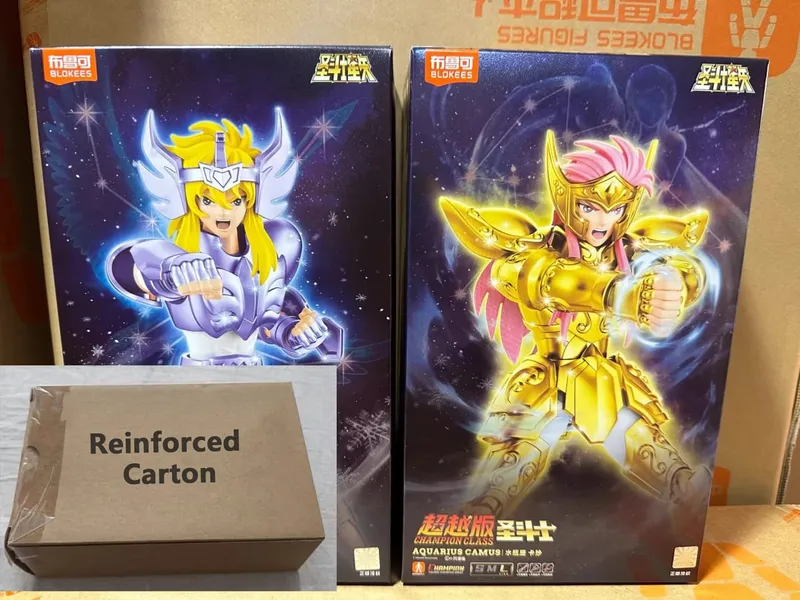 In Stock BLOKEES Saint Seiya CLASSIC CLASS Gold Saint Virgo Shaka Pisces Aphrodite Andromeda Cygnus EX Gold Assembled Model Toys — image 14