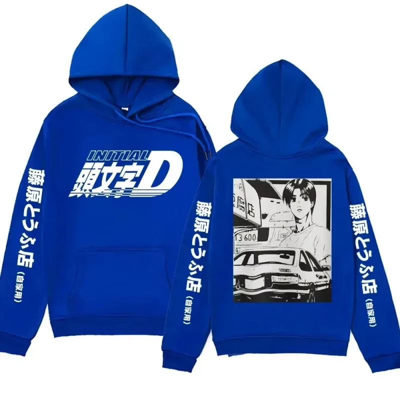 Anime Initial D AE86 Hoodie Hachiroku Shift Drift Cotton Hoody Takumi Fujiwara Tofu Shop Men Women Sweatshirts Winter Clothing — image 22