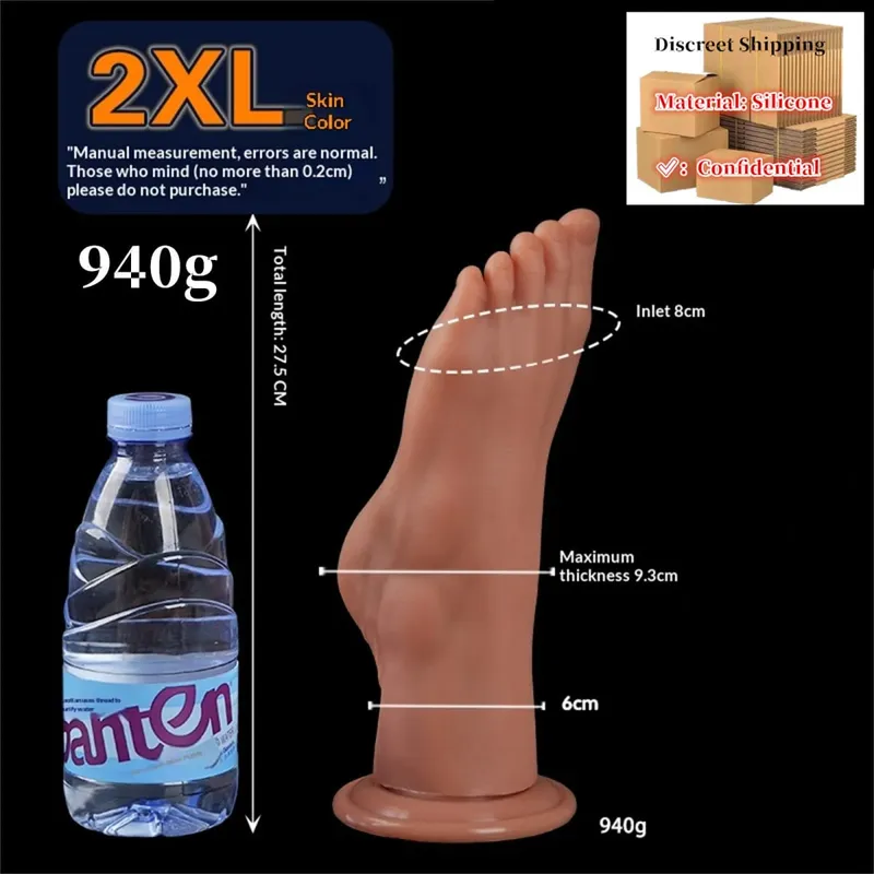 Feet Style Anal Plug Big Silicone Ass ButtPlug Deep Masturbator Dildo Dilator Stimulator Anal Dildo Adult Sex Toy For Women 성인용품