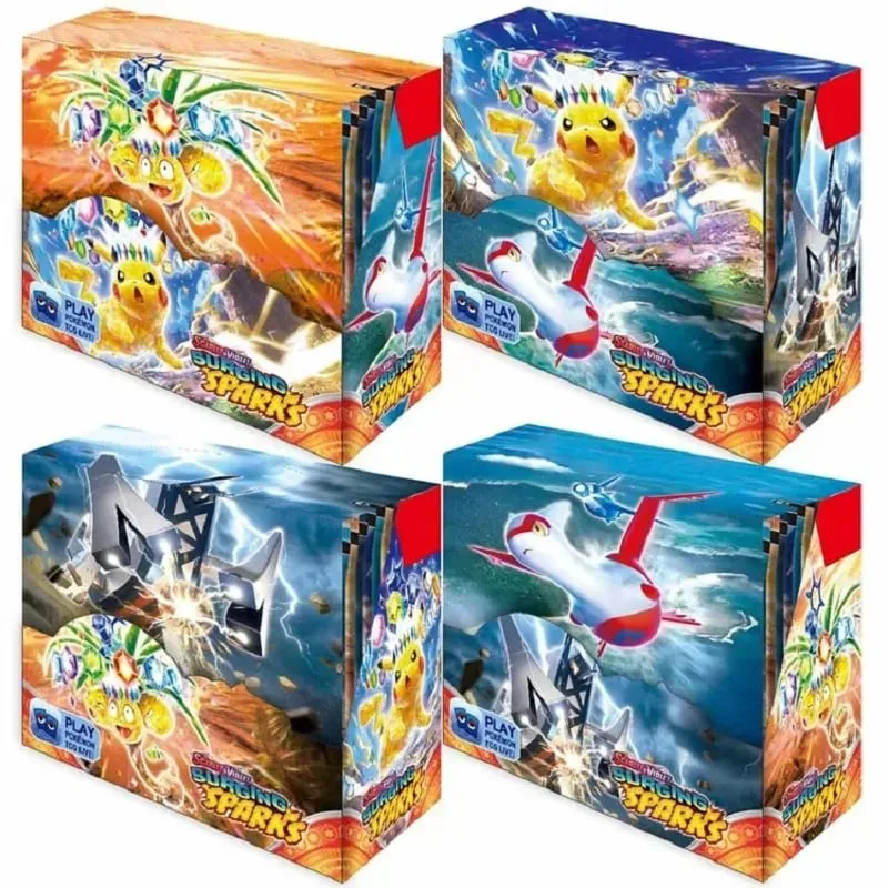 Pokémon PRISMATIC EVOLUTIONS SURGING SPARKS SCARLET & VIOLE 151 Booster Display Box Pokémon Booster Cards Cartas de jogar