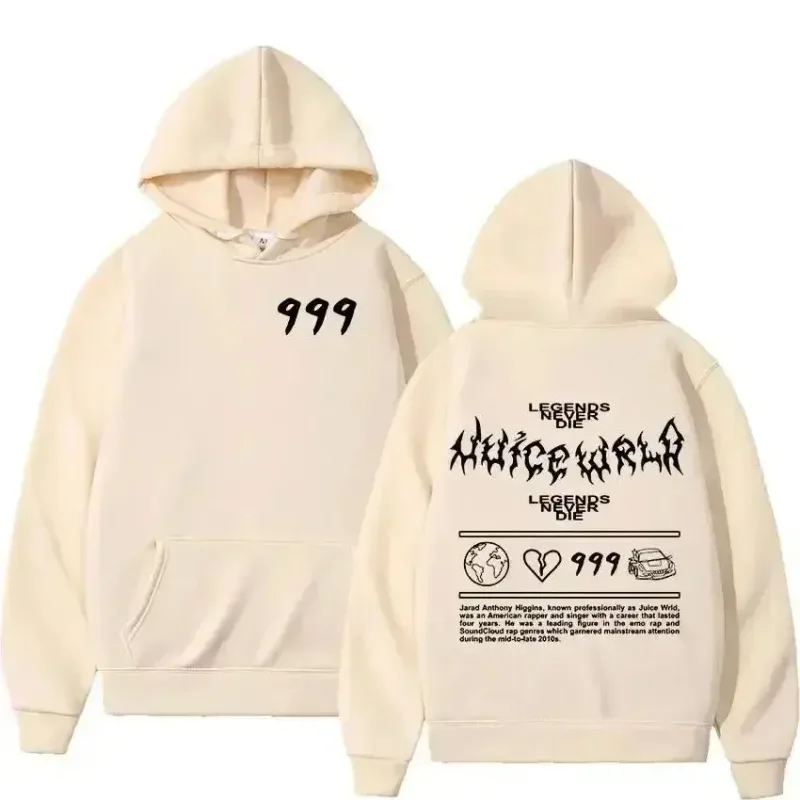 2026 Juice WRLD Men's Hooded Sweatshirt Autumn Fashion Hip Hoo Casual Pullover Unisex Street Style Loose Fit Warm Y2K Trend — image 4