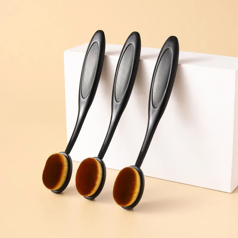 1/3 Cọ Kem Nền Lớn Bàn Chải Đánh Răng Hình Dụng Cụ Trang Điểm Trang Điểm Nhanh Chóng Áp Dụng Kem Và Phấn Cosmnetic — image 4
