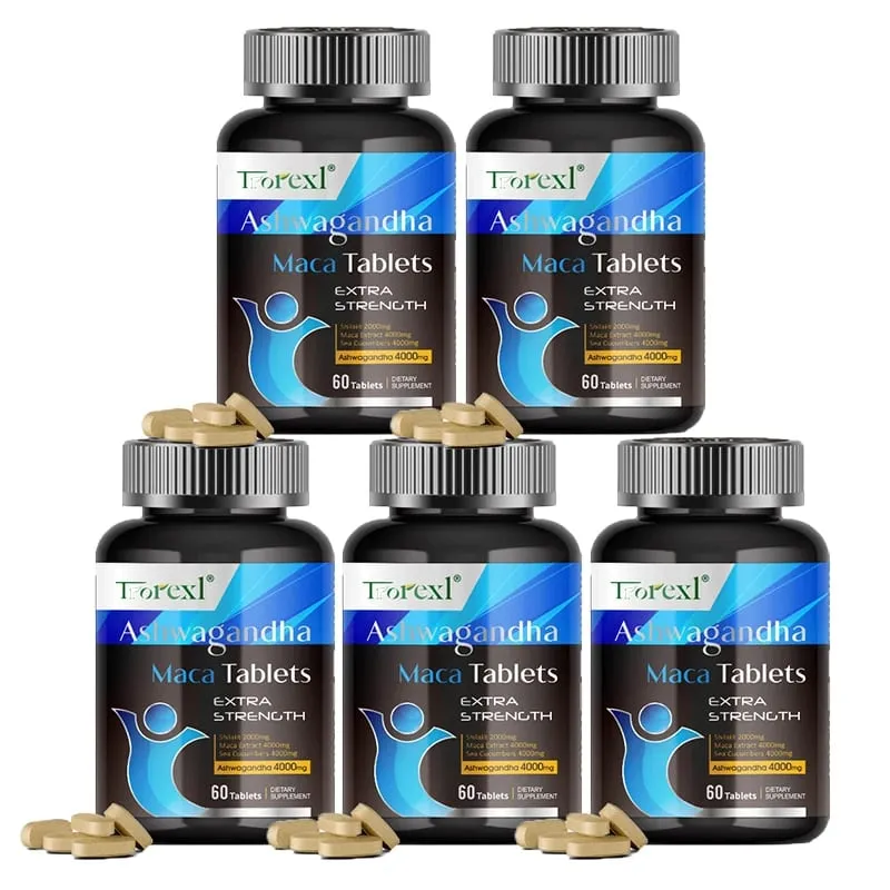 Ashwagandha Capsule Supports Reproductive Health Natural Energizer Male Enhancing Supplement