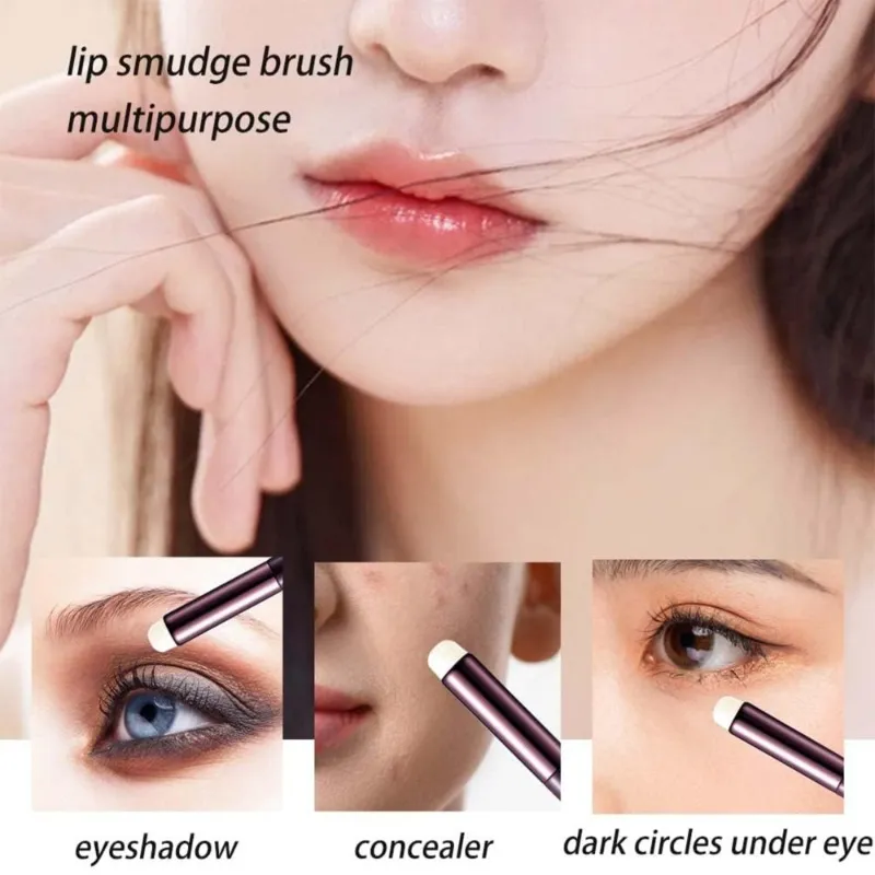 3pcs Lip Brush Professional Smudge and Blending Brushes for Lipstick and Lip Gloss Application Makeup Tool — image 3