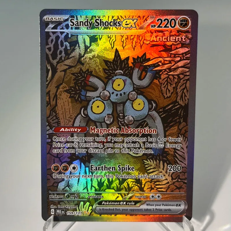 Prismatic Evolutions PKM Cards PTCG5-A GX Rainbow Umbreon Sylveon Leafeon ex Rare Collection Battle Toys Gifts for Hobbies — image 22